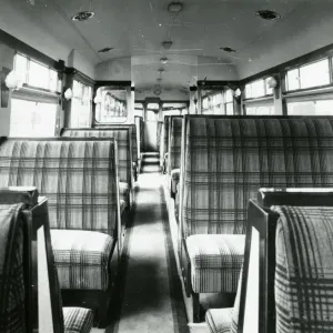 Diesel Railcar No. 5 Interior Print, A.E.C Built 1935 Diesel Railcar No. 5 Interior Print, A.E.C Built 1935