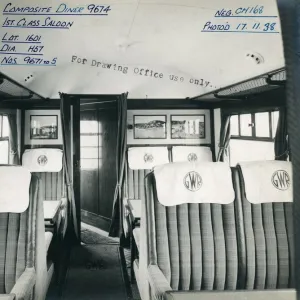 First Class Saloon, Restaurant Car, 1938