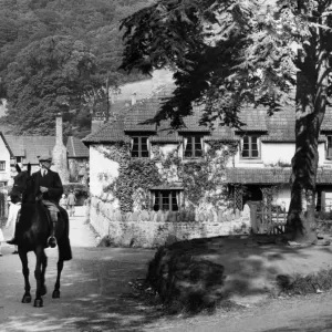 Print of Allerford, Somerset, 1934 Print of Allerford, Somerset, 1934