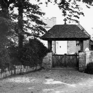 Kilve Church Print, c.1930s, Somerset Kilve Church Print, c.1930s, Somerset