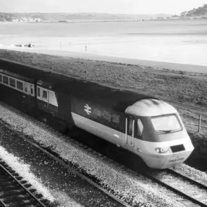 Intercity 125 Print: Diesel Train near Penzance with St Michaels Mount Intercity 125 Print: Diesel Train near Penzance with St Michaels Mount