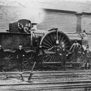 Bristol & Exeter Railway Broad Gauge Locomotive Print 1853-54 Bristol & Exeter Railway Broad Gauge Locomotive Print 1853-54