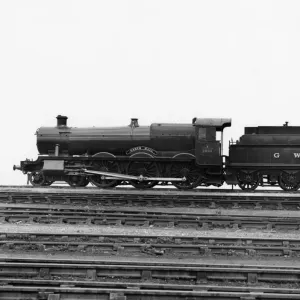 Hall Class Locomotive No. 5955 Oil Burning Print Hall Class Locomotive No. 5955 Oil Burning Print