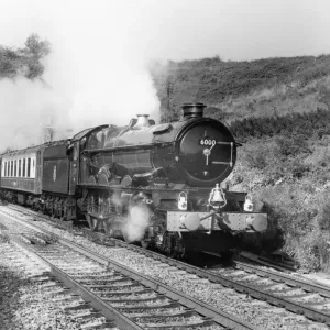 King George V Hauling an Express Train Print King George V Hauling an Express Train Print