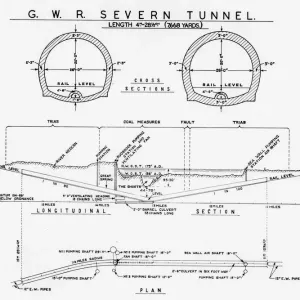 Cross Section Print of Tunnel Cross Section Print of Tunnel