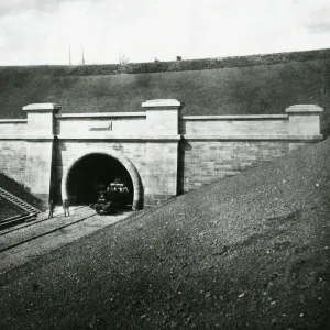 Print of the English Portal, Severn Tunnel Print of the English Portal, Severn Tunnel