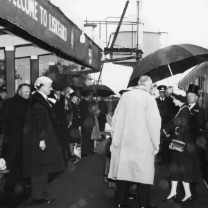 Royal Tour of West Country Print, 9th May 1956 Royal Tour of West Country Print, 9th May 1956