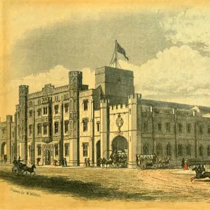 Bristol Temple Meads Station Print c. 1840s Bristol Temple Meads Station Print c. 1840s