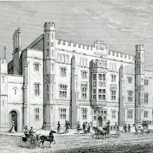 Bristol Temple Meads Station Print c.1840s Lithograph Bristol Temple Meads Station Print c.1840s Lithograph