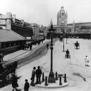 Print of Bristol Temple Meads Station, c1900 Print of Bristol Temple Meads Station, c1900