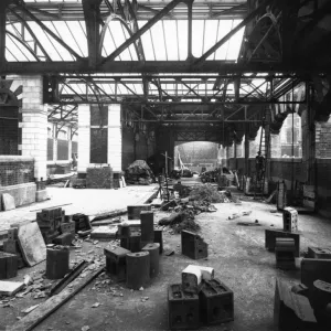 Print of Birmingham Snow Hill under construction, circa 1910