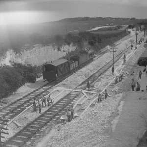 Constructing the Thanet Line, 1926