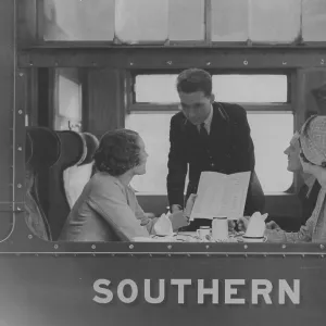 Diners on the Southern Railway