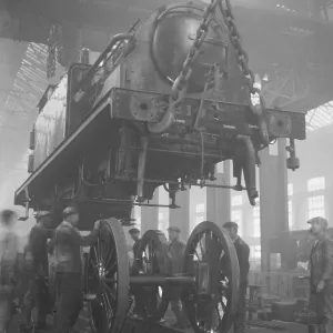 Locomotive building, Eastleigh 16 December 1931