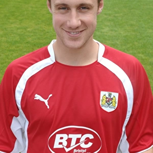 David Noble in Action for Bristol City Football Club
