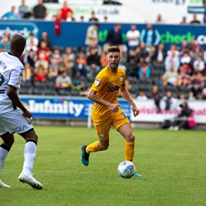 Swansea City vs. Preston North End: Paul Gallagher's Action-Packed Performance in SkyBet Championship (August 17, 2019)