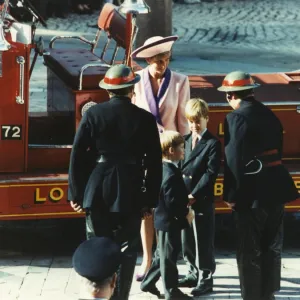 Mary Evans Prints Online: Royalty and the LFB