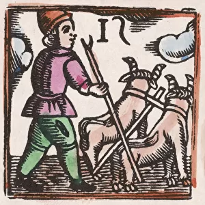 17th century Ploughing