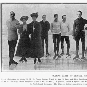 1908 Olympic Ice Skaters