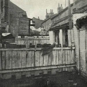 1930s slum back yards, Limehouse