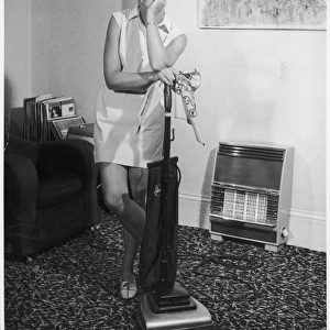 1960S Lady & Vacuum