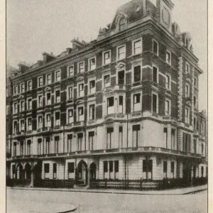 1930s Print of Aban Court Hotel, London 1930s Print of Aban Court Hotel, London