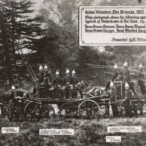 Acton Volunteer Fire Brigade with appliances