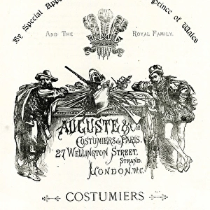 Advertisement, Auguste & Cie Costumiers, London