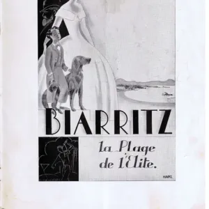 Advert for Biarritz, New York, 1934