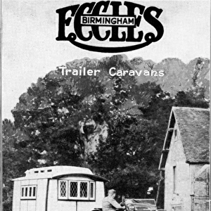 Advertisement for Eccles caravan