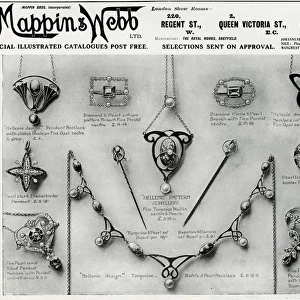 Advert for Mappin & Webb jewellery 1904