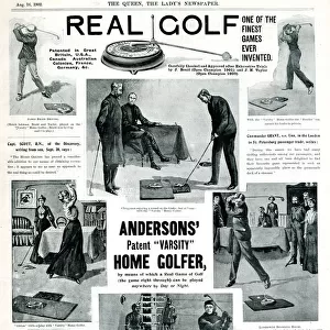 Advert, Real Golf, Andersons Home Golfer
