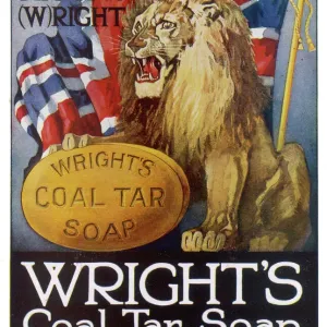Wrights Coal Tar Soap Print: A Vintage Advert Wrights Coal Tar Soap Print: A Vintage Advert