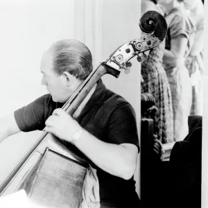 Adrian Beers playing Double Bass