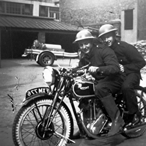 AFS despatch rider and messenger, WW2