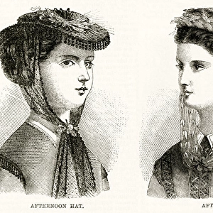 Afternoon hats 1867
