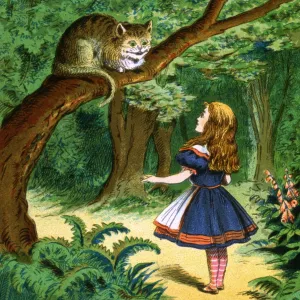 Alice in Wonderland, Alice and Cheshire Cat