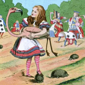 Alice in Wonderland, Alice at the croquet game