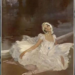 Anna Pavlova as the Dying Swan, 1912 Print Anna Pavlova as the Dying Swan, 1912 Print