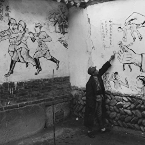 Anti-Japanese wall art