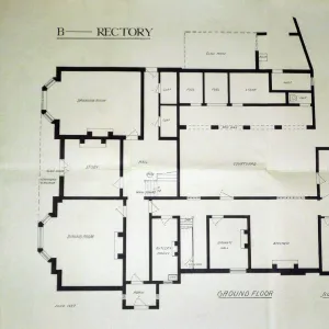 Architectural plans of Borley Rectory