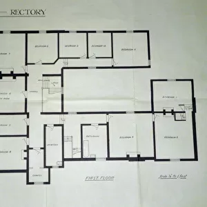 Architectural plans of Borley Rectory
