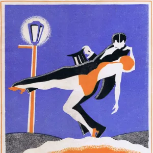 Art deco cover for Theatre World, November 1925