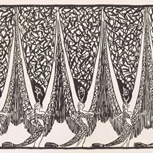 Art deco illustration by Gesmar, 1924