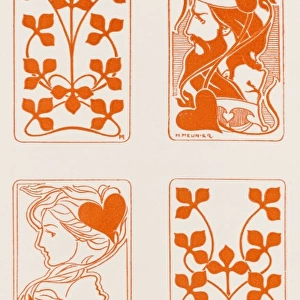 Art Nouveau Card Designs