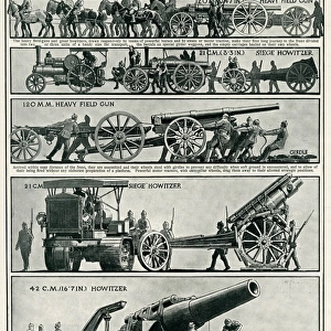 Artillery being sent to German front at Verdun 1916