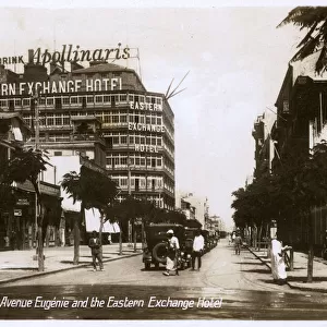 Avenue Eugenie and Eastern Exchange Hotel, Port Said