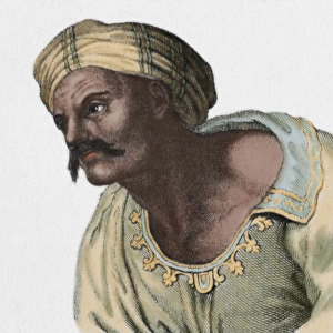 Averroes (1126-1198). Andalusian Muslim polymath. Portrait