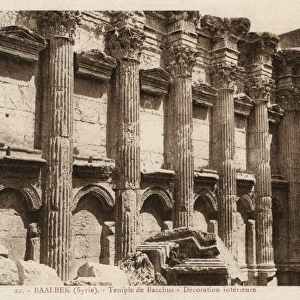Baalbek, Lebanon - Temple of Bacchus - Interior Decoration