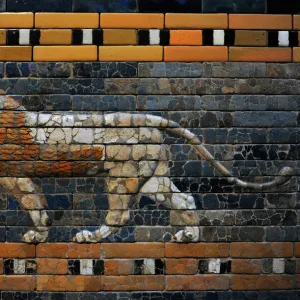 Babylons lion. Lion decorated the Processional Wal (Ishtar